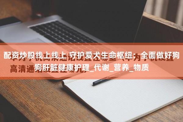 配资炒股线上线上 守护爱犬生命枢纽：全面做好狗狗肝脏健康护理_代谢_营养_物质
