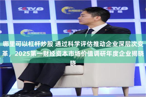 哪里可以杠杆炒股 通过科学评估推动企业深层次变革,2025第一财经资本市场价值调研年度企业揭晓