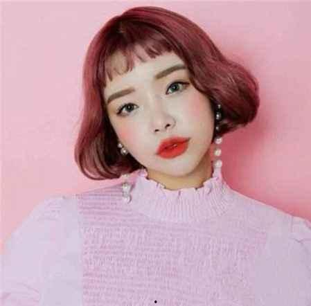 短发发尾染色的图片,演绎时尚新潮流